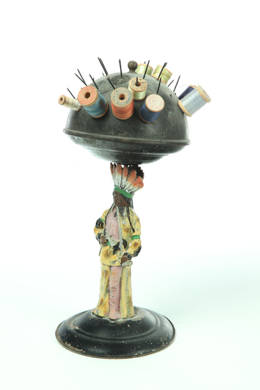 FIGURAL SPOOL CADDY.  American 