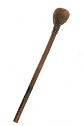 FIGURAL STAFF.  Angola  1880-1