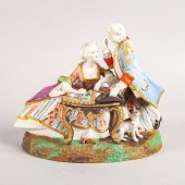 FIGURAL VICTORIAN COUPLE WOMAN