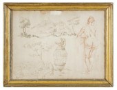 FIGURE IN A LANDSCAPEItalian O