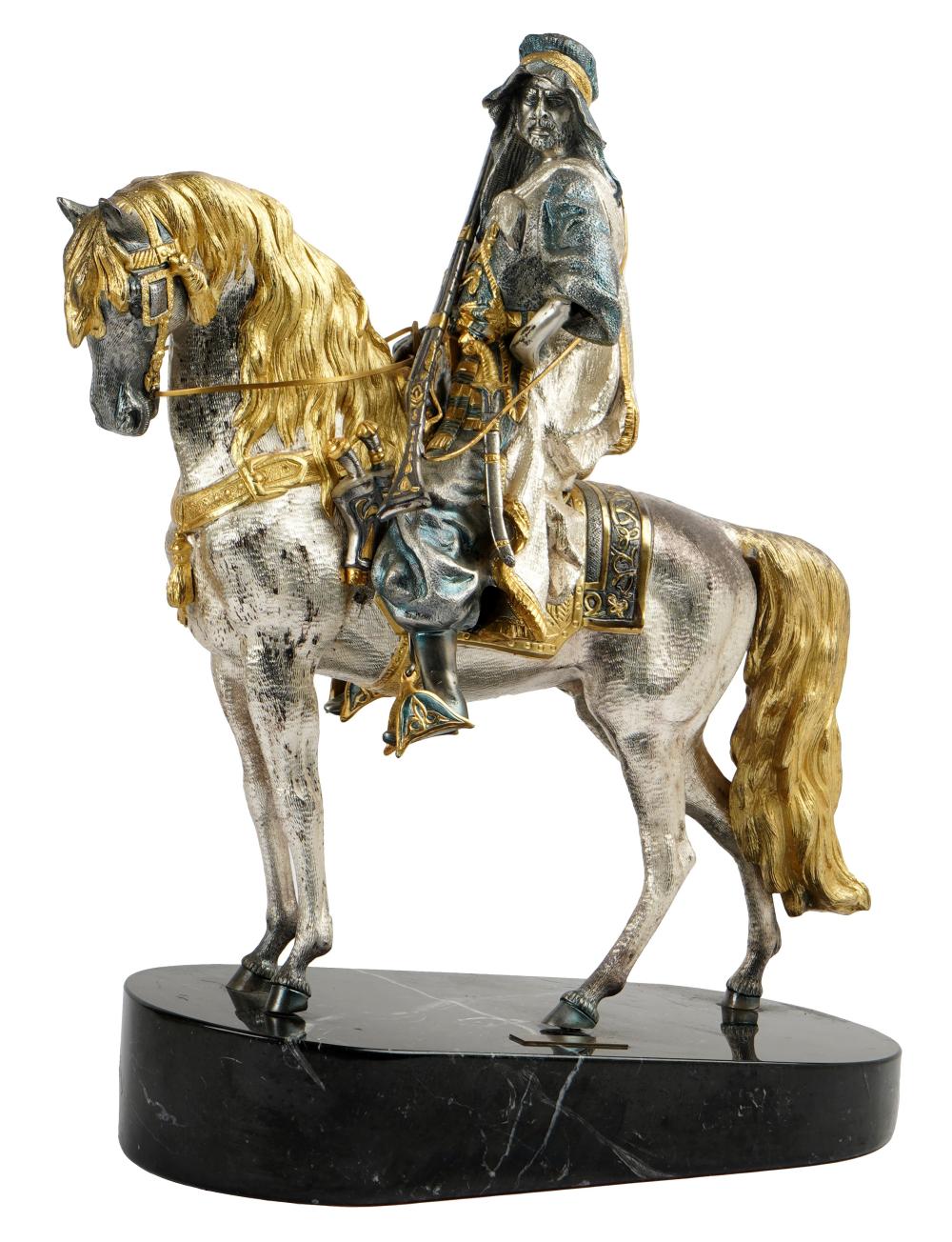 FIGURE OF AN ARAB ON HORSEBACK22k