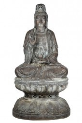 FIGURE OF BUDDHAbronze, depict