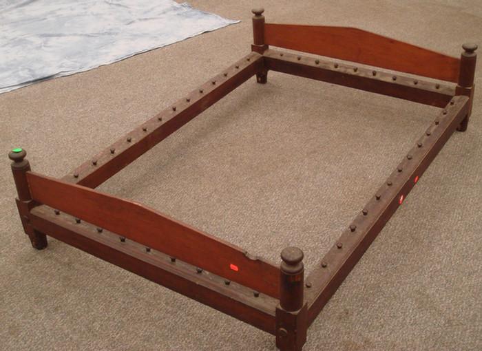 Figured Maple 4 post flat canopy