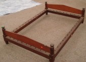 Figured Maple 4 post flat cano