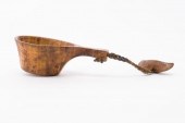 FIGURED MAPLE CANOE CUP, 1930-