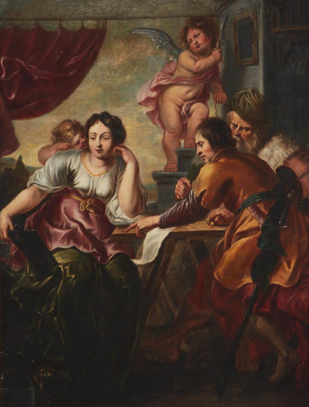 FIGURES AND PUTTI IN AN