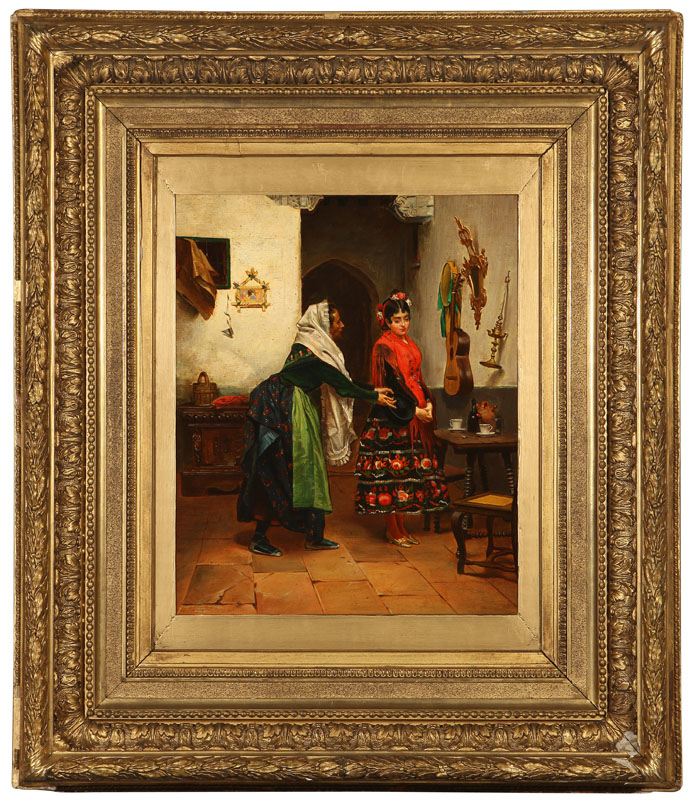 Figures in an Ornate Spanish