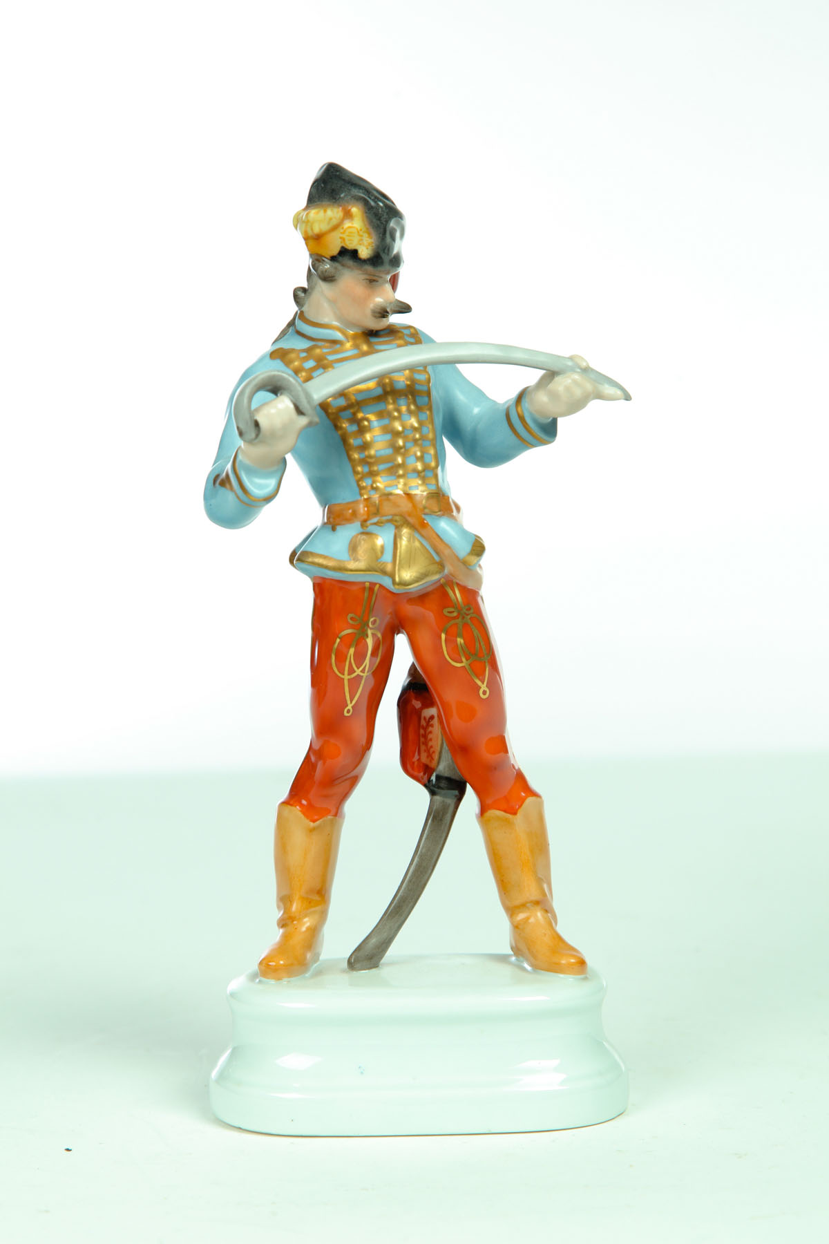 FIGURINE BY HEREND.  Hungary 