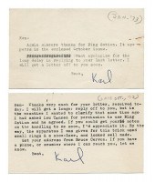 FILES OF CORRESPONDENCE, WITH
