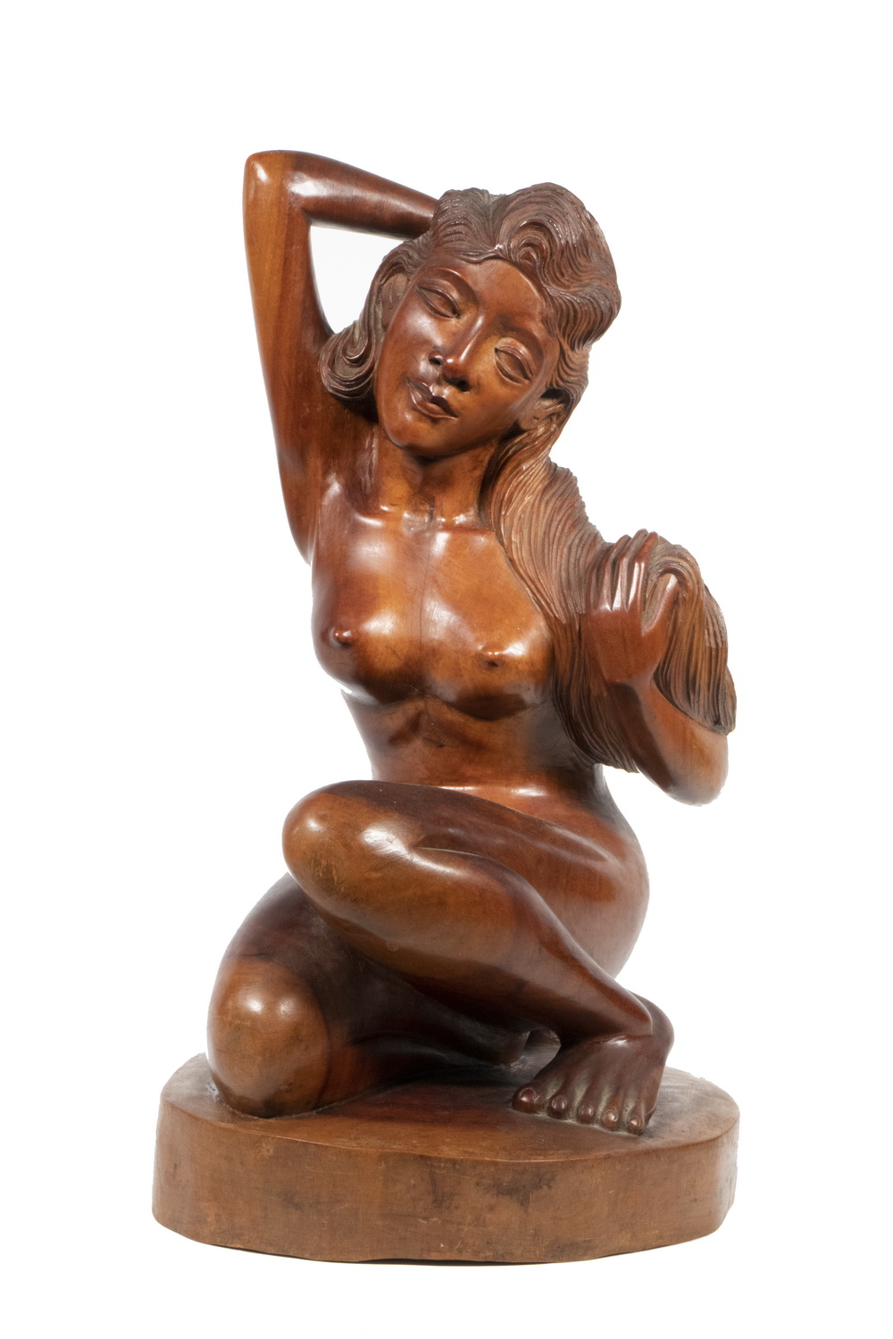 FILIPINO WOOD CARVING Figure of a