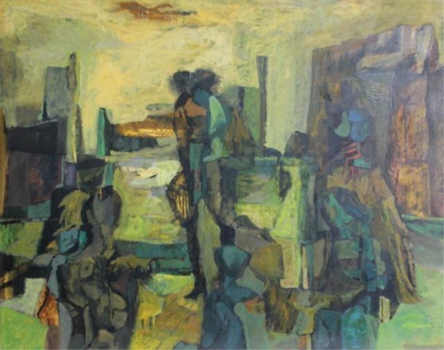 FINCH Keith. Abstract Oil on