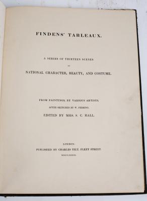 Findens' Tableaux, 1837 ed. Mrs. S.