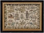Fine 17th century needlework,