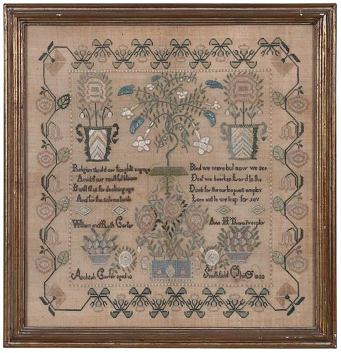 FINE 1830 OHIO NEEDLEWORK