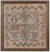FINE 1830 OHIO NEEDLEWORK SAMP