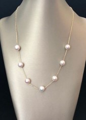 FINE 18K YELLOW GOLD WHITE AKO