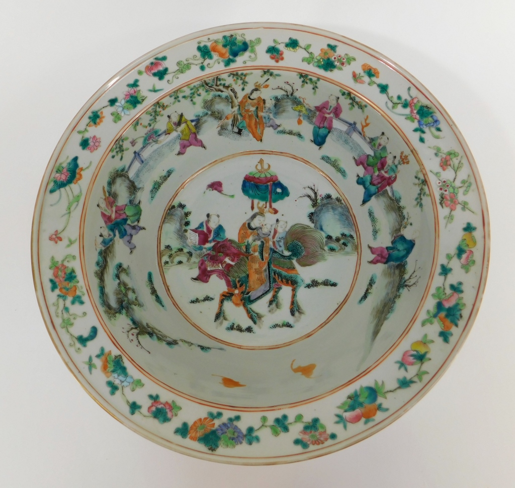FINE 19C CHINESE FAMILLE VERTE