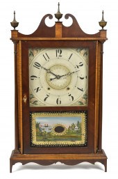 FINE 19TH C. ELI TERRY PILLAR