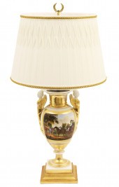 FINE 19TH C. OLD PARIS URN LAM