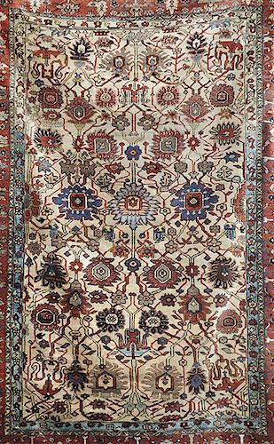 FINE 19TH C. PERSIAN SILK RUGFine
