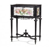 FINE 19TH CENTURY EBONIZED AND