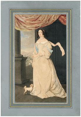 Fine 19th century watercolor