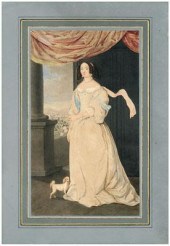 Fine 19th century watercolor p