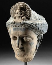 FINE 1ST C. GANDHARAN STONE HE