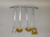 FINE 5 PIECE MINIATURE UTENSIL