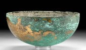 FINE ACHAEMENID BRONZE BOWLAnc