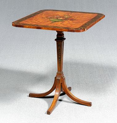 Fine Adam style tilt-top stand,