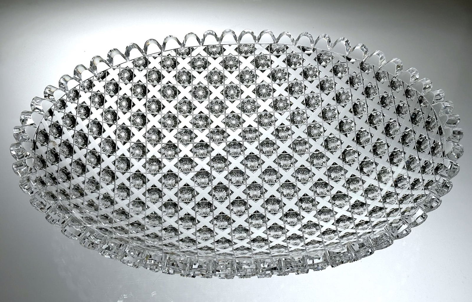 FINE AMERICAN BRILLIANT CUT GLASS