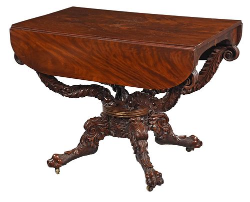 FINE AMERICAN CLASSICAL CARVED