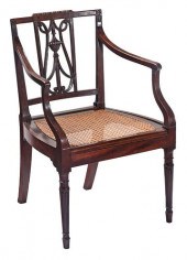 FINE AMERICAN FEDERAL CARVED M