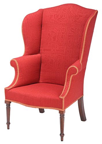 FINE AMERICAN FEDERAL MAHOGANY WING