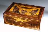 FINE AMERICAN INLAID TRINKET B
