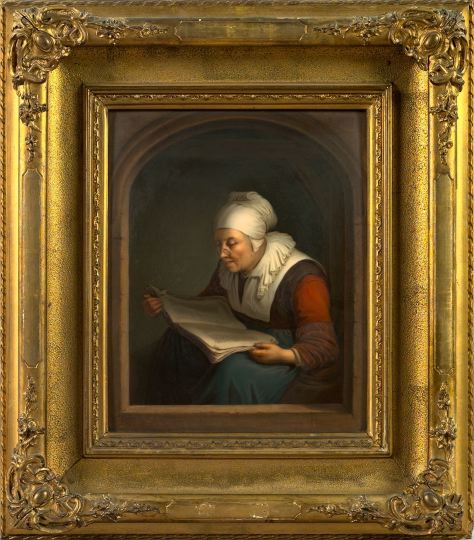 Fine and Large Hand-Painted Royal