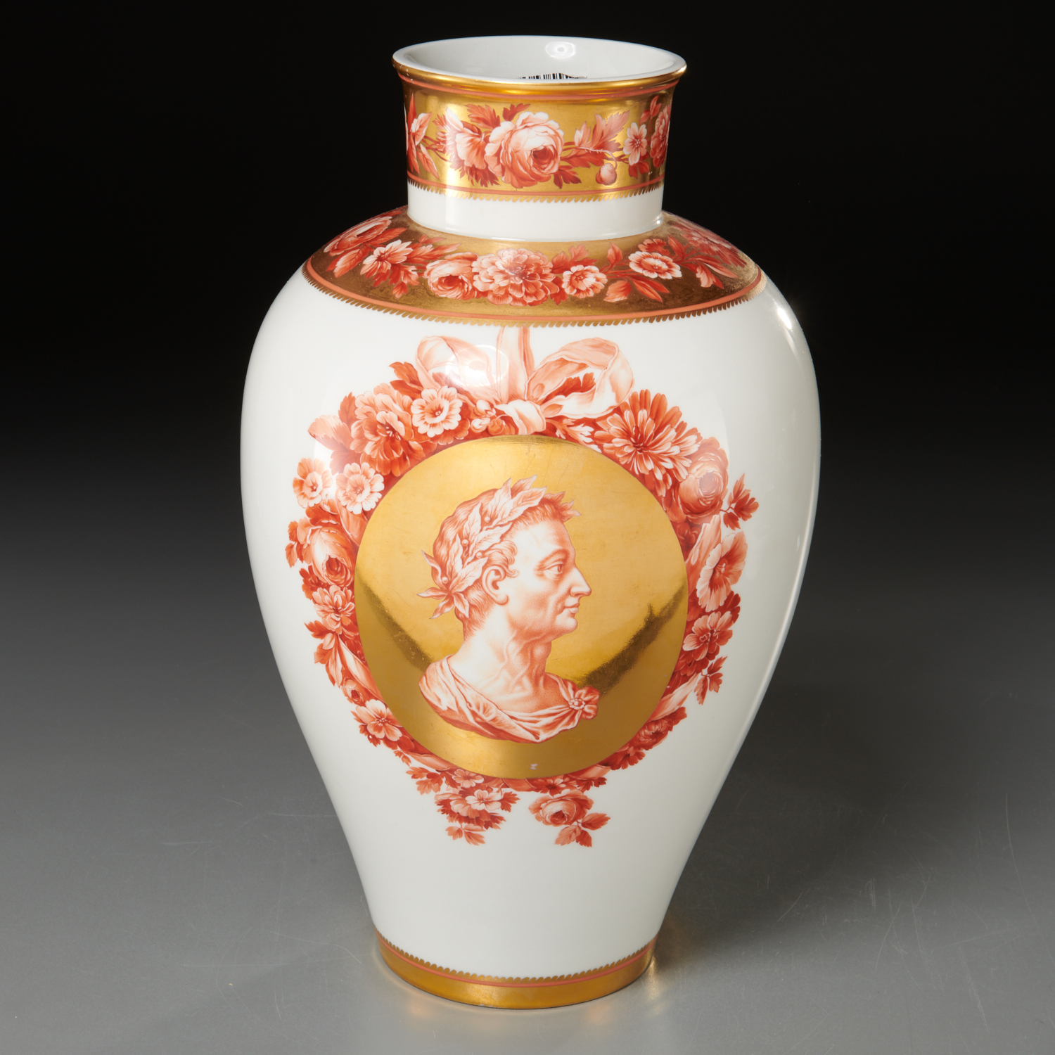 FINE AND LARGE KPM PORCELAIN