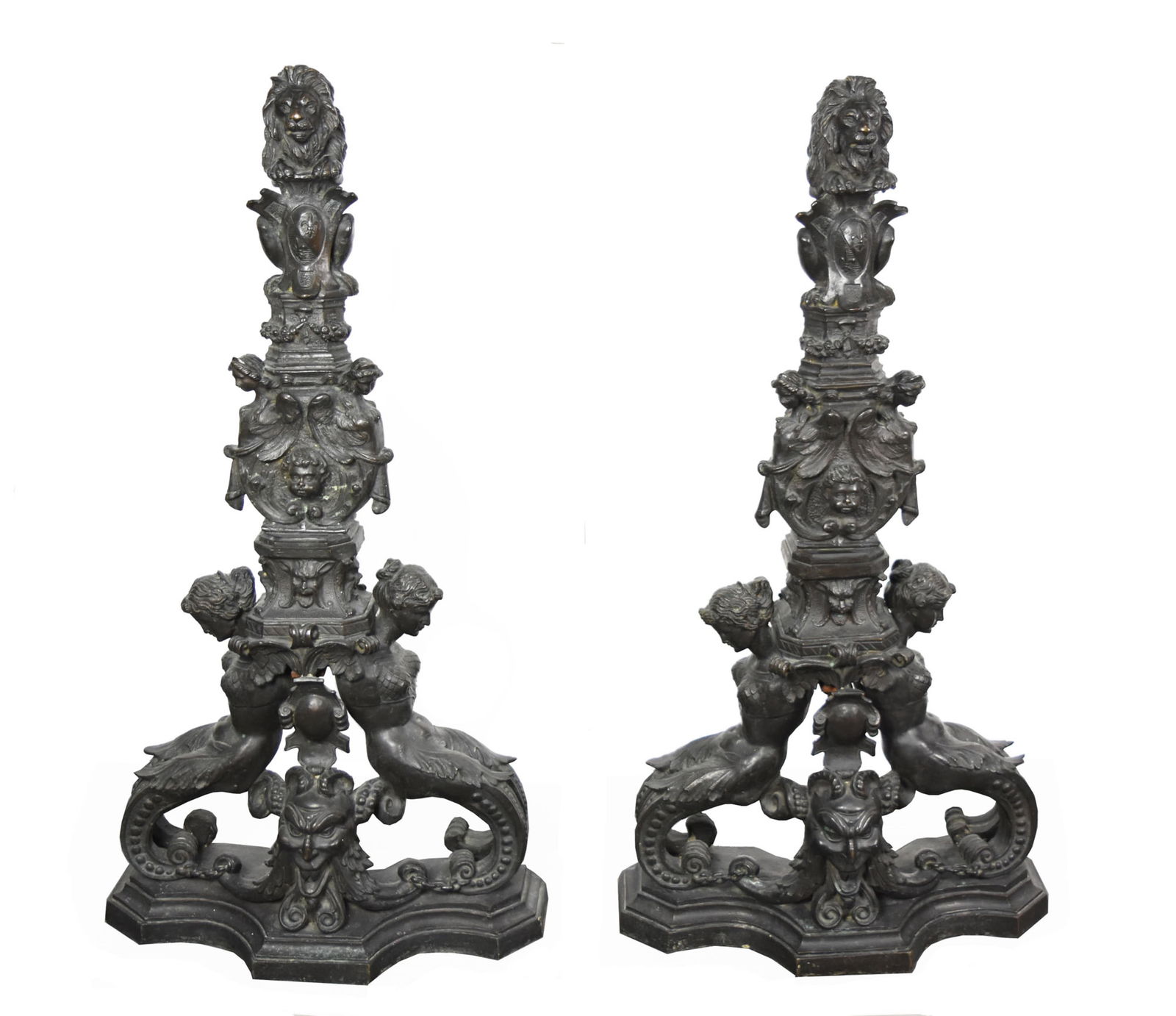 FINE AND PALATIAL PAIR OF