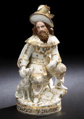 Fine and Rare White-and-Gold P
