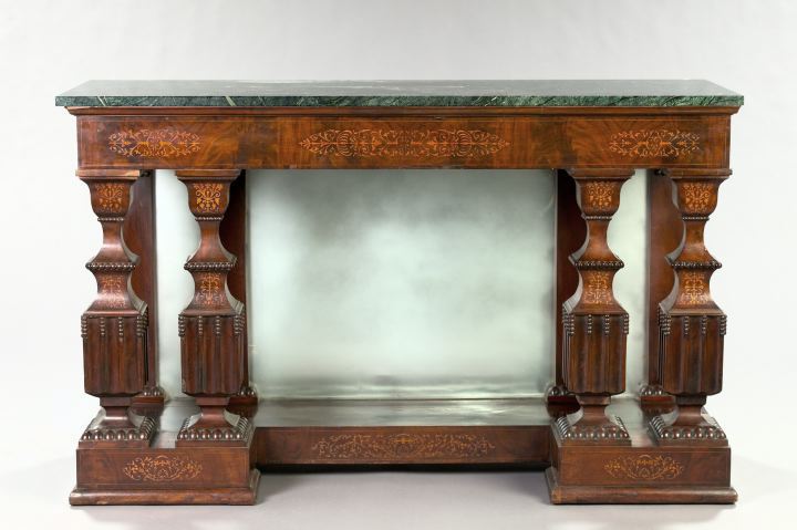 Fine and Unusual Inlaid Mahogany