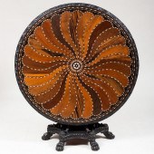 FINE ANGLO-CEYLONESE CARVED EB