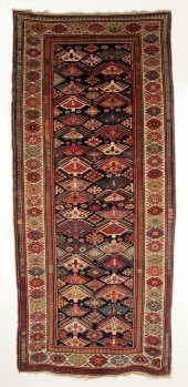 FINE ANTIQUE AKSTAFA RUG, SOUT