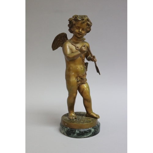 Fine antique gilt bronze figure
