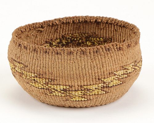 FINE ANTIQUE MODOC/KLAMATH WOVEN