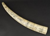 FINE ANTIQUE SCRIMSHAW DECORAT