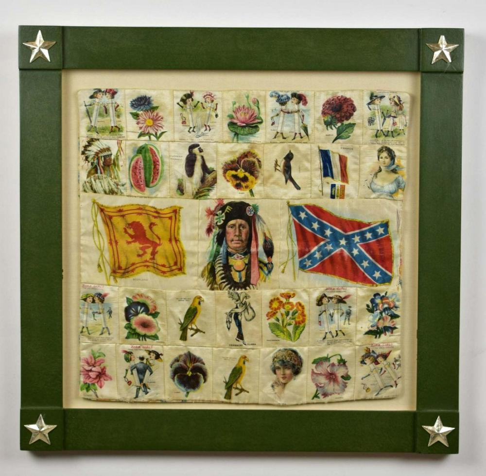 FINE ANTIQUE TOBACCO SILKS