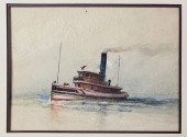 FINE ANTIQUE WATERCOLOR ON PAP