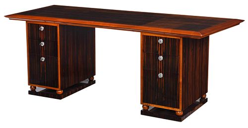 FINE ART DECO CALAMANDER AND
