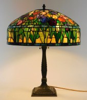 FINE ATTRIB GORHAM LEADED GLAS